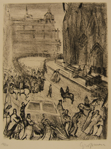 Grossmann Rudolf - Beisetzung des Kardinals Fischer in Köln